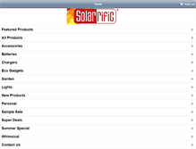 Tablet Screenshot of market.solarrific.com
